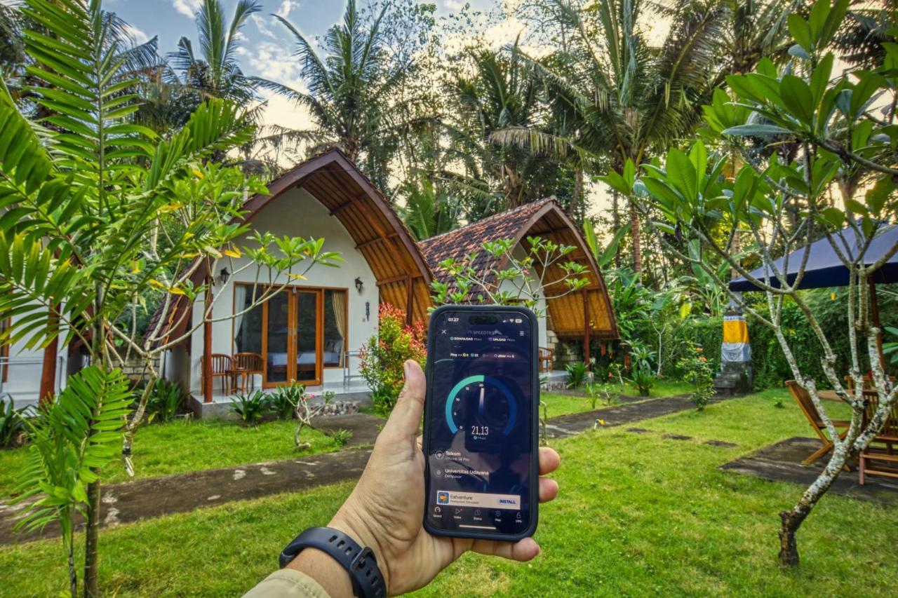 Maharga Bungalows Sakti Exterior foto